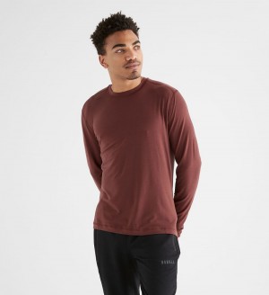 Men NOBULL Blended Merino Wool Long Sleeve T-Shirt Green | NWLVX-2045