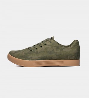 Men NOBULL Canvas Training Shoes Dark Forest Camo | YJHGV-8197