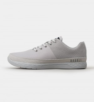 Men NOBULL Canvas Training Shoes Grey | TRXLN-5609