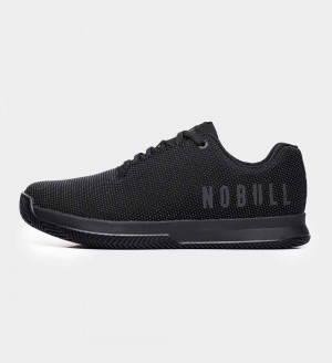 Men NOBULL Court Training Shoes Black | RTIUY-4375