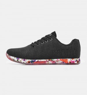 Men NOBULL Floral OUTWORK Training Shoes Black Daisy | SGODL-3294