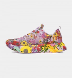 Men NOBULL Floral Translucent JOURNEY Running Shoes Multi | LKBCN-3801