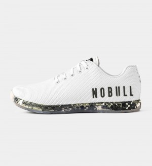 Men NOBULL Glitch OUTWORK Training Shoes White Glitch | EXPJB-7680