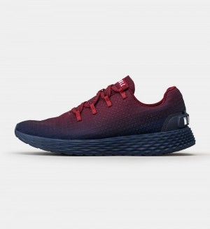 Men NOBULL Gradient ALLDAY Running Shoes Cabernet Atlantic Gradient | YBTIZ-0261