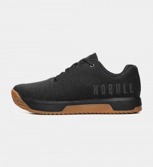 Men NOBULL Gum IMPACT Training Shoes Black Gum | HIVBL-0836