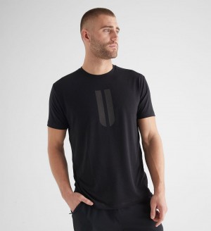 Men NOBULL Horns T-Shirt Black | OFQRZ-5420