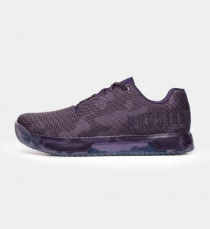 Men NOBULL IMPACT Training Shoes Dark Purple Camo | HEDGR-3675