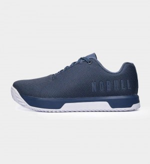 Men NOBULL IMPACT Training Shoes Navy White | HBPZJ-8063