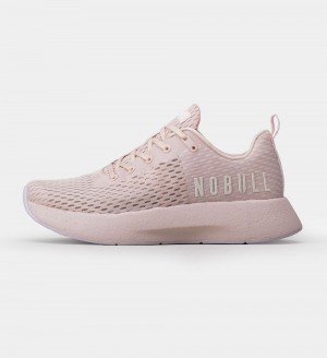 Men NOBULL JOURNEY Running Shoes Blush White | SOBWI-2534