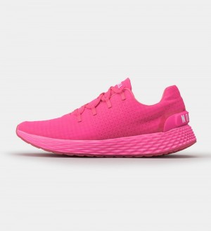 Men NOBULL Neon ALLDAY Running Shoes Neon Pink | KDAQO-3506