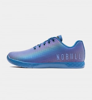 Men NOBULL OUTWORK Training Shoes Blue Opal Ripstop | TCZGI-0359