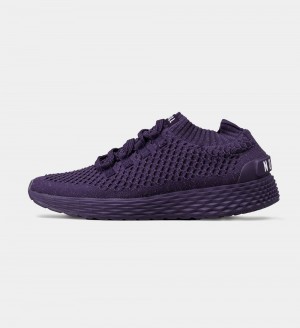 Men NOBULL Reflective ASPIRE Running Shoes Plum Reflective | GLEAJ-7126