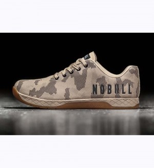 Men NOBULL SAND Training Shoes Sand Camo | DXGIR-8965