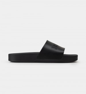 Men NOBULL Slides Black | GBOYP-7846