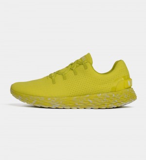 Men NOBULL Swirl ALLDAY Running Shoes Neon Lime White Swirl | KLROG-8610