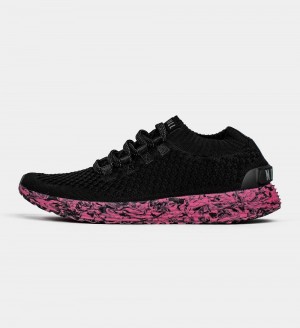 Men NOBULL Swirl ASPIRE Running Shoes Black Pink Swirl | KBLFT-1568