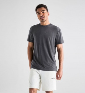 Men NOBULL T-Shirt Charcoal | WKPXT-6279