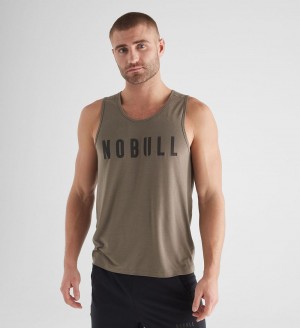 Men NOBULL Tanks Green | WMNAC-8752