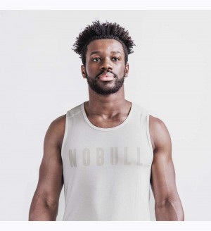 Men NOBULL Tanks White | LABEX-8901