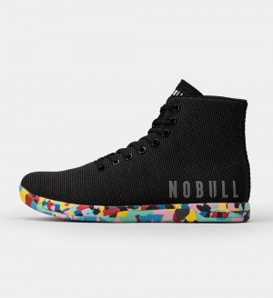 Men NOBULL Wild High-Top OUTWORK Training Shoes Black Wild | MIPTY-9645