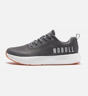 Women NOBULL DRIVE Mesh Training Shoes Dark Grey | EHZDP-1532