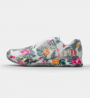 Women NOBULL Floral Court Training Shoes Multi | XWRVL-8610