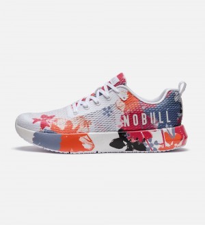 Women NOBULL Floral DRIVE Mesh Training Shoes Wild Flower | IHZFG-0329