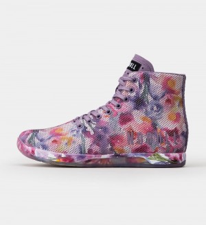 Women NOBULL Floral High-Top OUTWORK Training Shoes Multi | FKIEO-7932