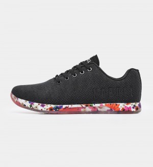 Women NOBULL Floral OUTWORK Training Shoes Black Daisy | STVJX-5269