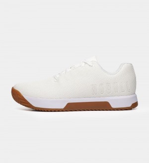 Women NOBULL Gum IMPACT Training Shoes White Gum | KHUYS-5918