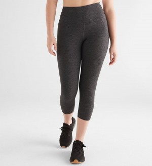 Women NOBULL High-Rise Matte 21" Tight Charcoal Heather Matte | CUILM-5473