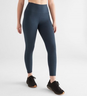 Women NOBULL High-Rise Matte 25" Tight Navy | UWERM-4863