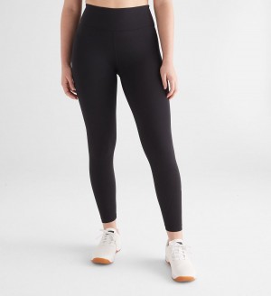 Women NOBULL High-Rise Sleek 25" Tight Black | LCKUB-6823