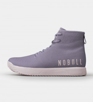 Women NOBULL High-Top IMPACT Training Shoes Blue | PVFES-9214