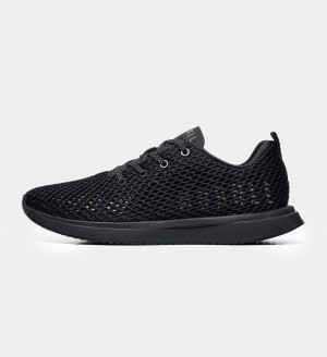 Women NOBULL Mesh Running Shoes Black | OPCWV-2847