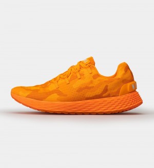 Women NOBULL Neon ALLDAY Running Shoes Neon Orange Camo | RVGWD-9560