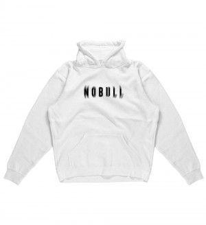 Women NOBULL Outwork Unisex Hoodie White | TBGFW-6285