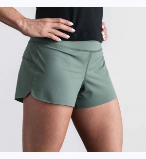 Women NOBULL Pace 3" Shorts Dark Grey | ZPTSE-6379