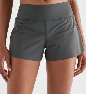 Women NOBULL Pace 3" Shorts Dark Shadow | TYOVJ-3250