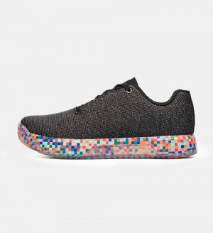 Women NOBULL Pixel IMPACT Training Shoes Black Heather Pixel | IZOFD-5142