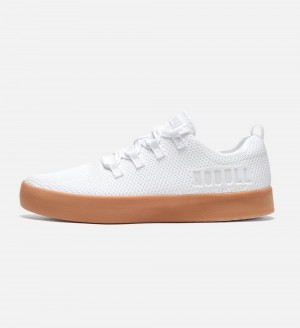 Women NOBULL RECS Training Shoes White Gum | GWFYI-6520