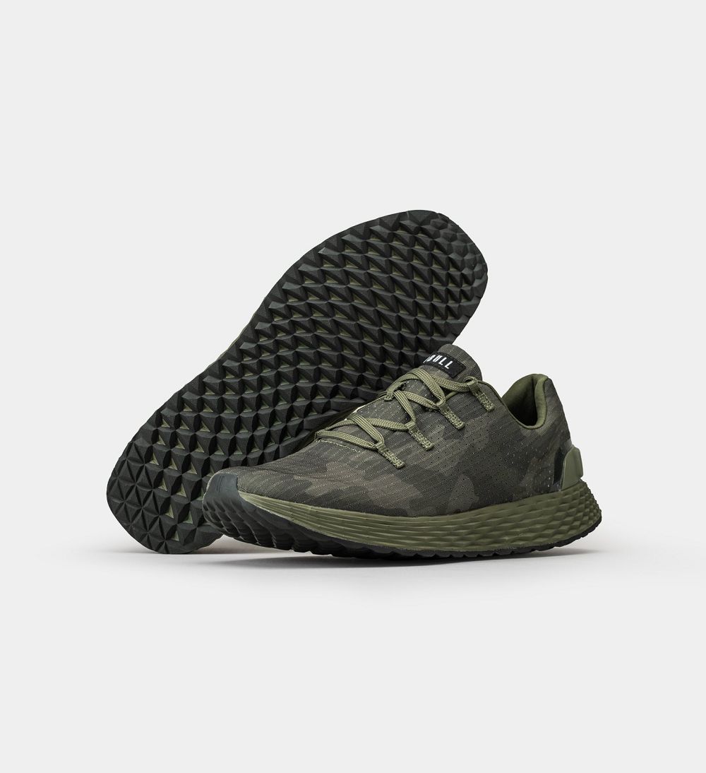 Men NOBULL ALLDAY Running Shoes Dark Forest Camo | DWPHZ-8609