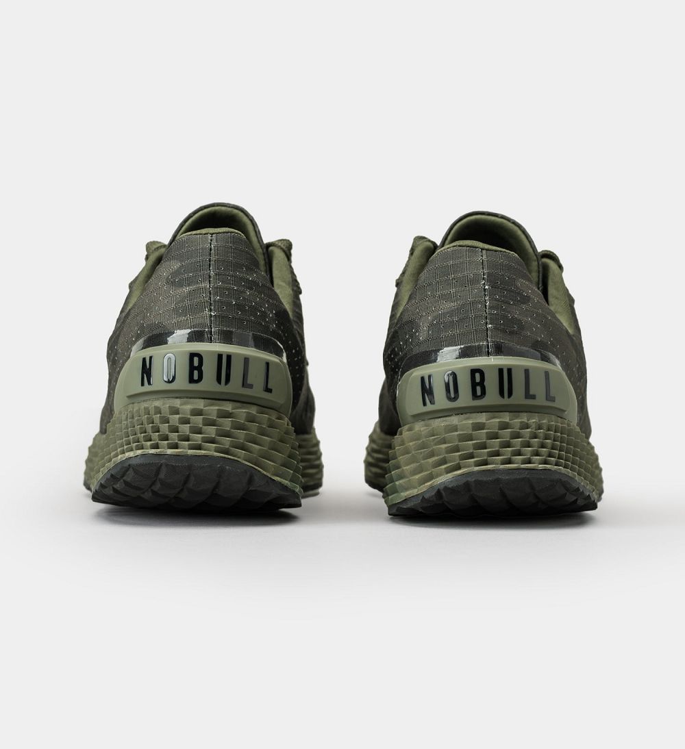 Men NOBULL ALLDAY Running Shoes Dark Forest Camo | DWPHZ-8609