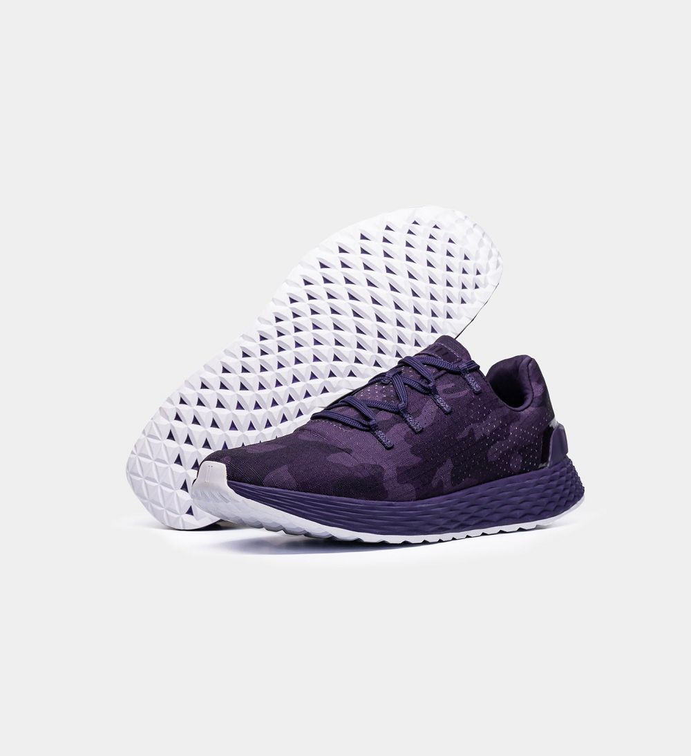 Men NOBULL ALLDAY Running Shoes Dark Purple Camo | WNDUV-6032