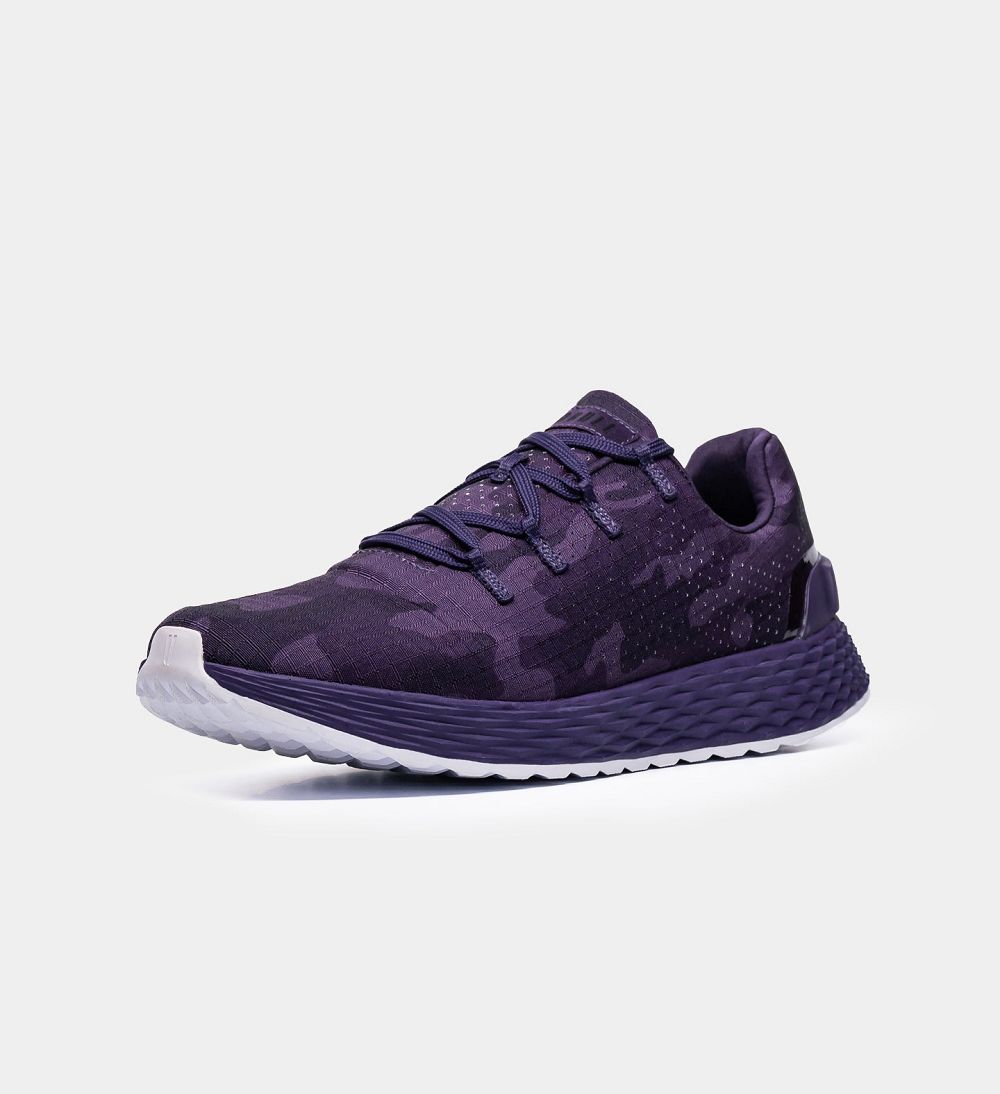 Men NOBULL ALLDAY Running Shoes Dark Purple Camo | WNDUV-6032