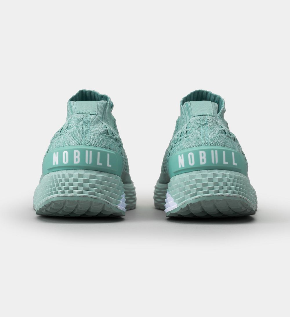 Men NOBULL ASPIRE Running Shoes Bright Aqua | OSIYD-4697