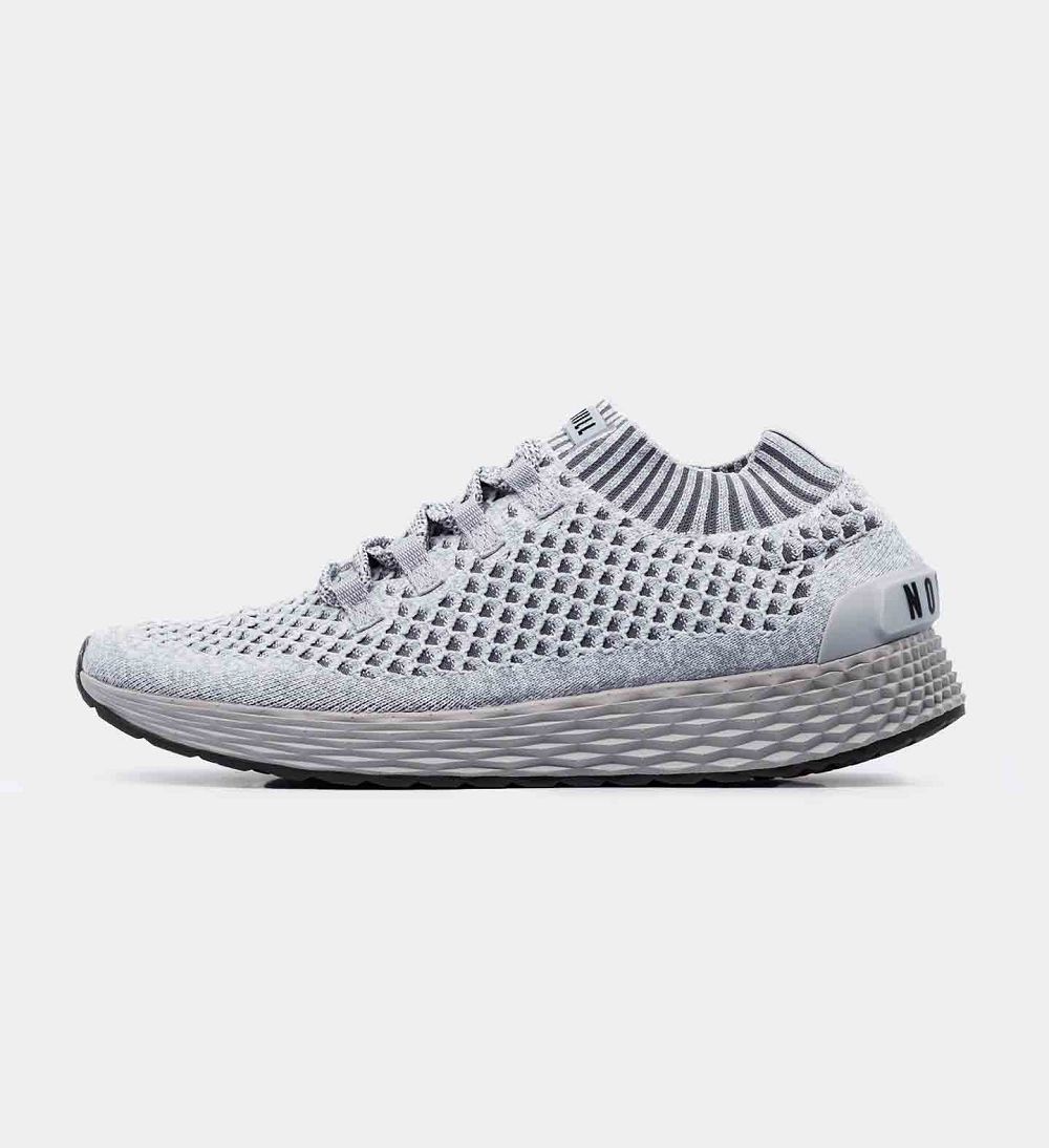 Men NOBULL ASPIRE Running Shoes Cool Grey | HMQPG-9561