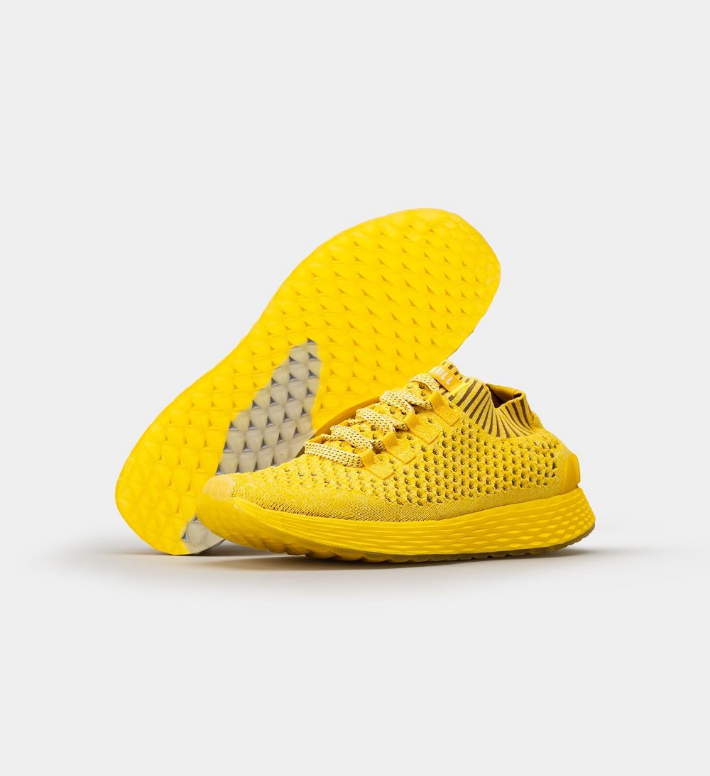 Men NOBULL ASPIRE Running Shoes Lemon Drop | XANVR-8351