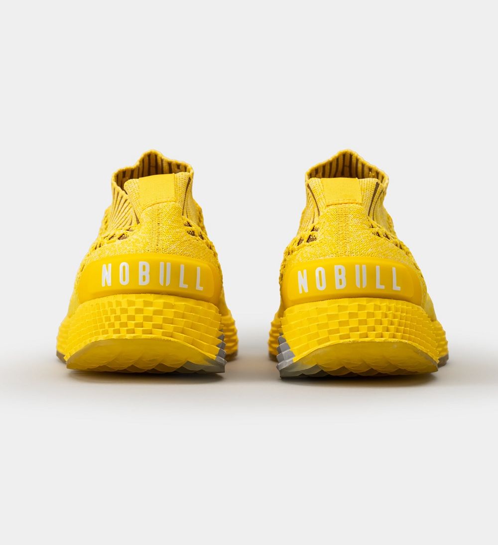 Men NOBULL ASPIRE Running Shoes Lemon Drop | XANVR-8351