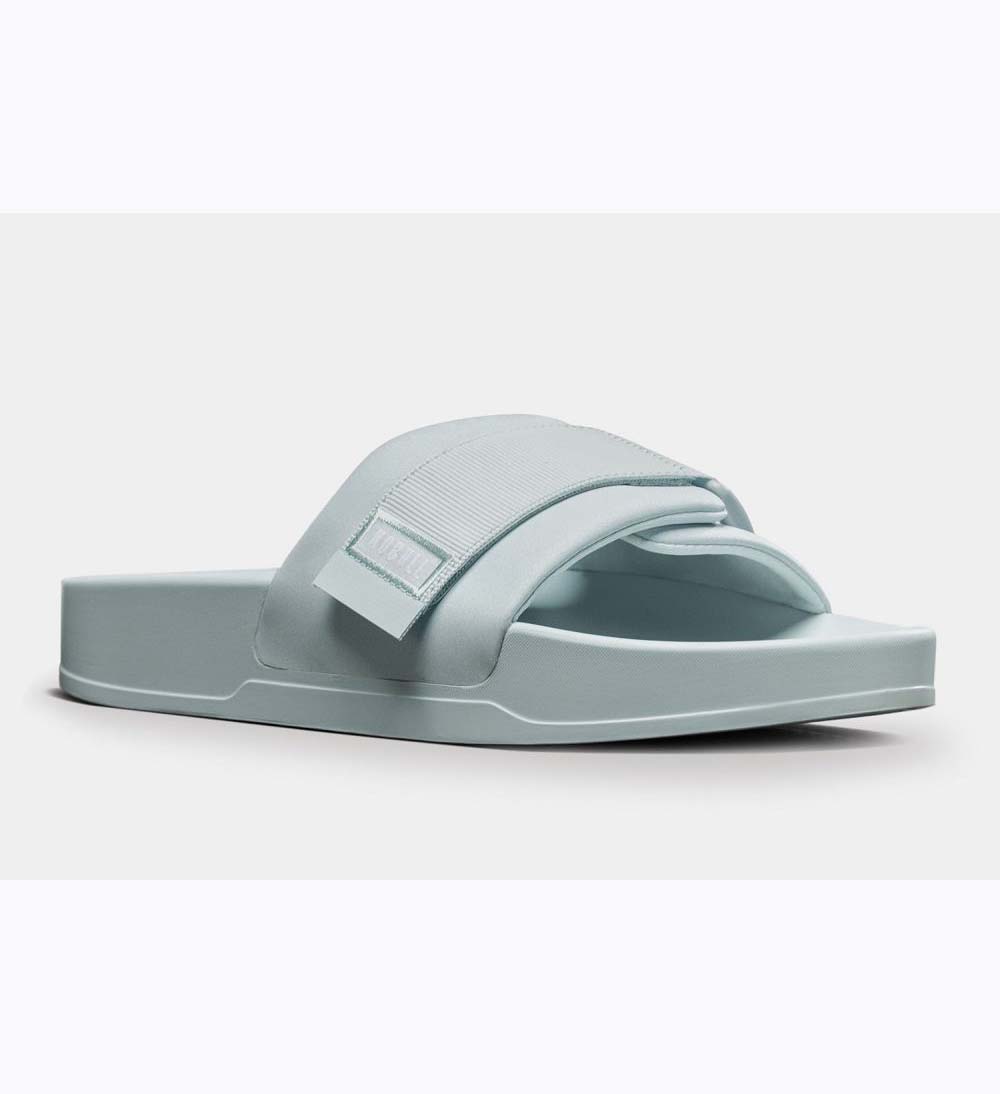 Men NOBULL Adjustable Slides Sky | JSVFU-7216